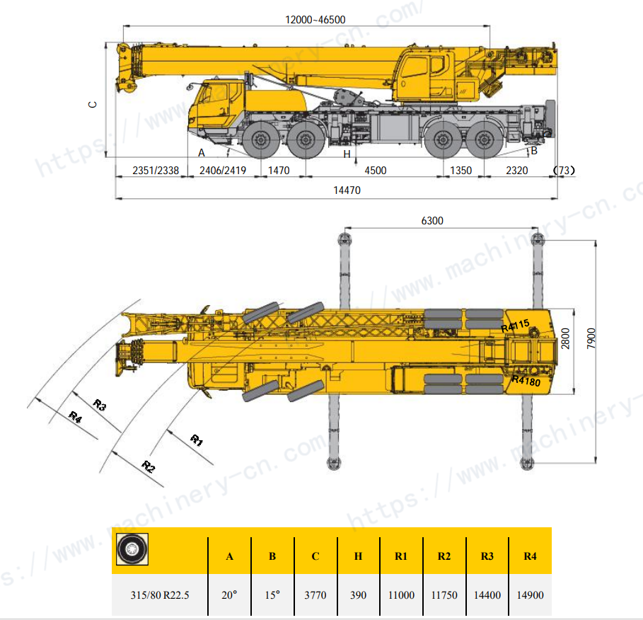 Xcmg Qy70kh Truck Crane